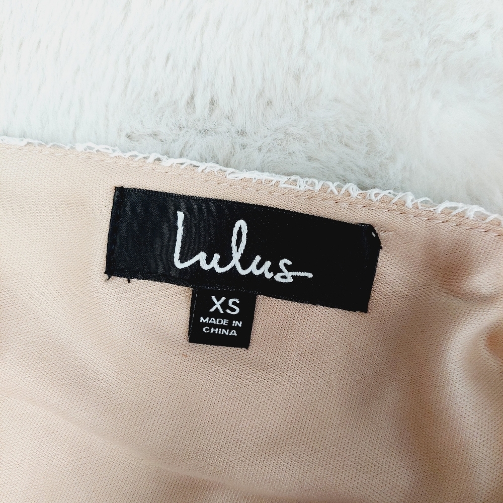 Lulus All of My Heart White Lace Skater Dress P6341 - Picture 6 of 9
